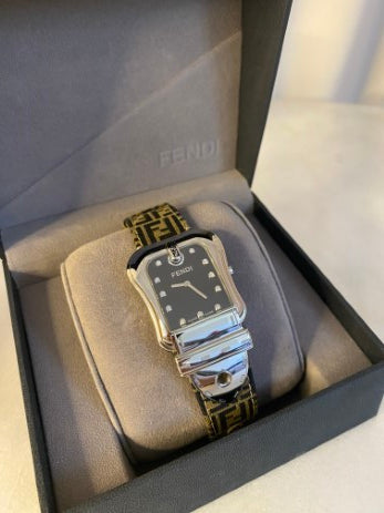 Fendi Stainless Steel B.Fendi 3800L 23mm Watch