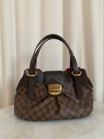 Louis Vuitton Damier Ebene Sistina PM Bag