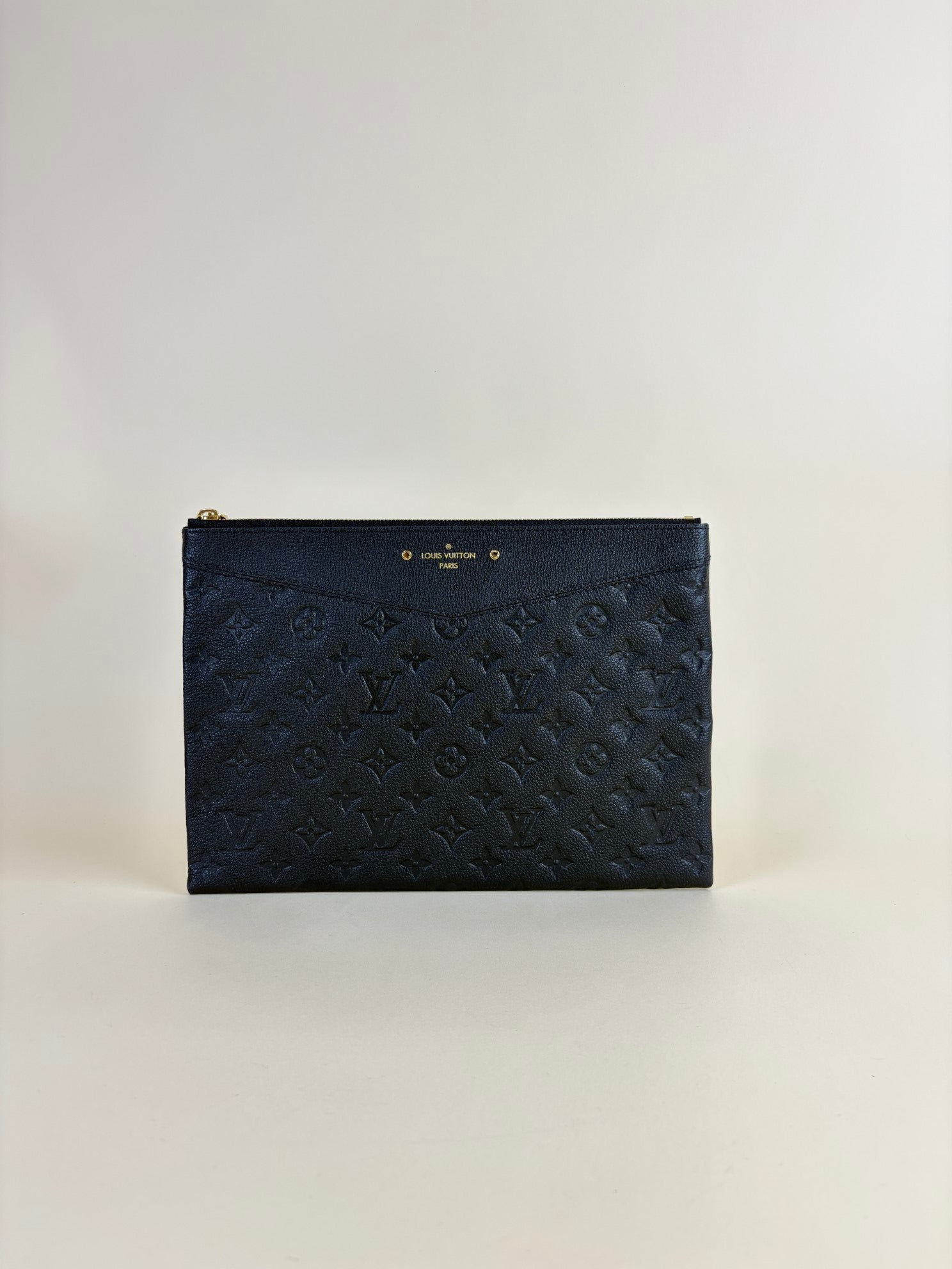 Louis Vuitton Black Monogram Empreinte Daily Pouch