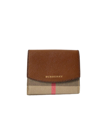 Burberry House Check Compact Wallet