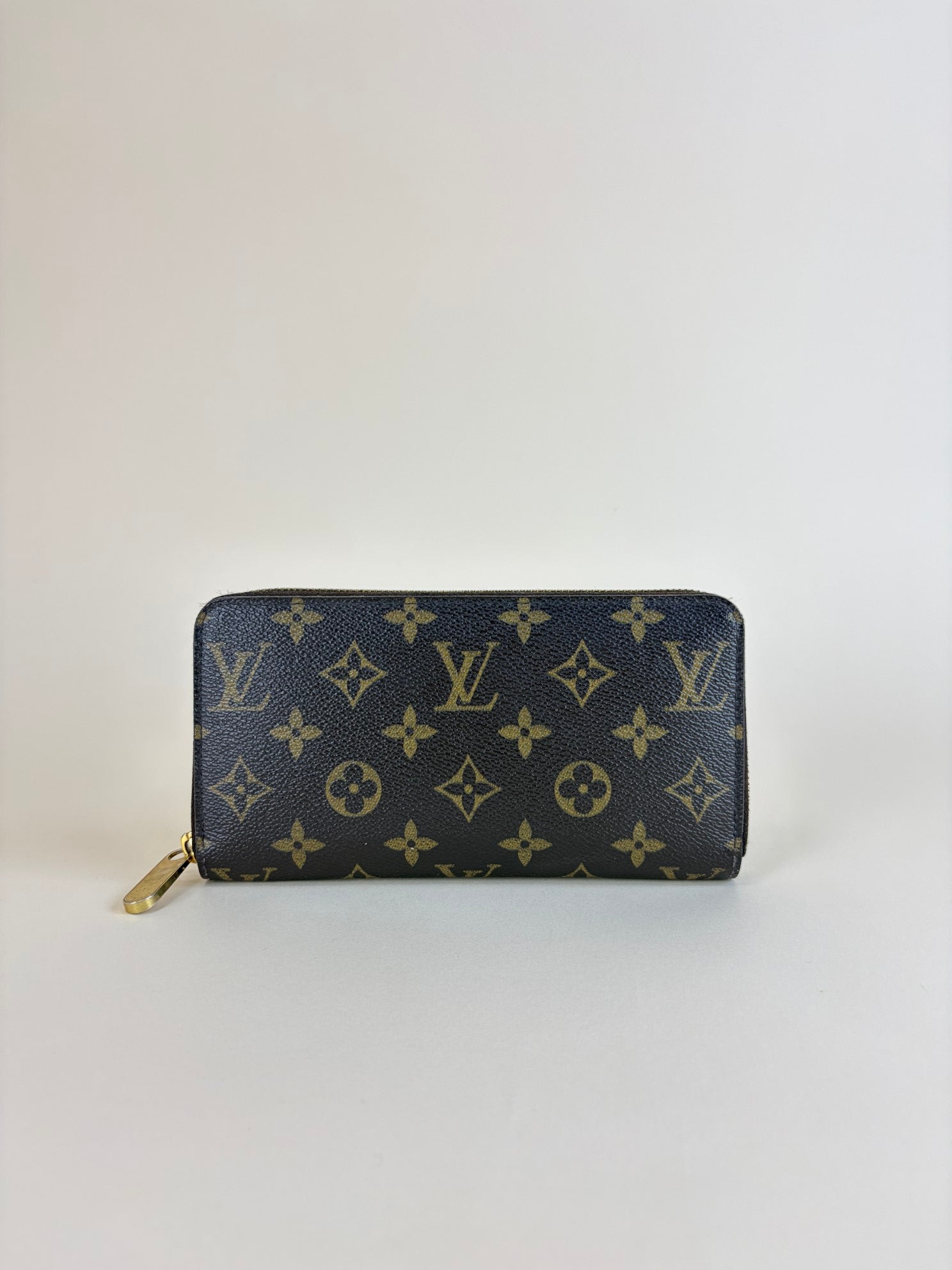 Louis Vuitton monogram canvas long zip wallet