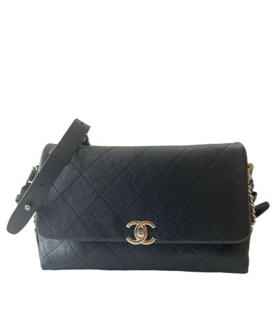 Chanel Black Braided Bag