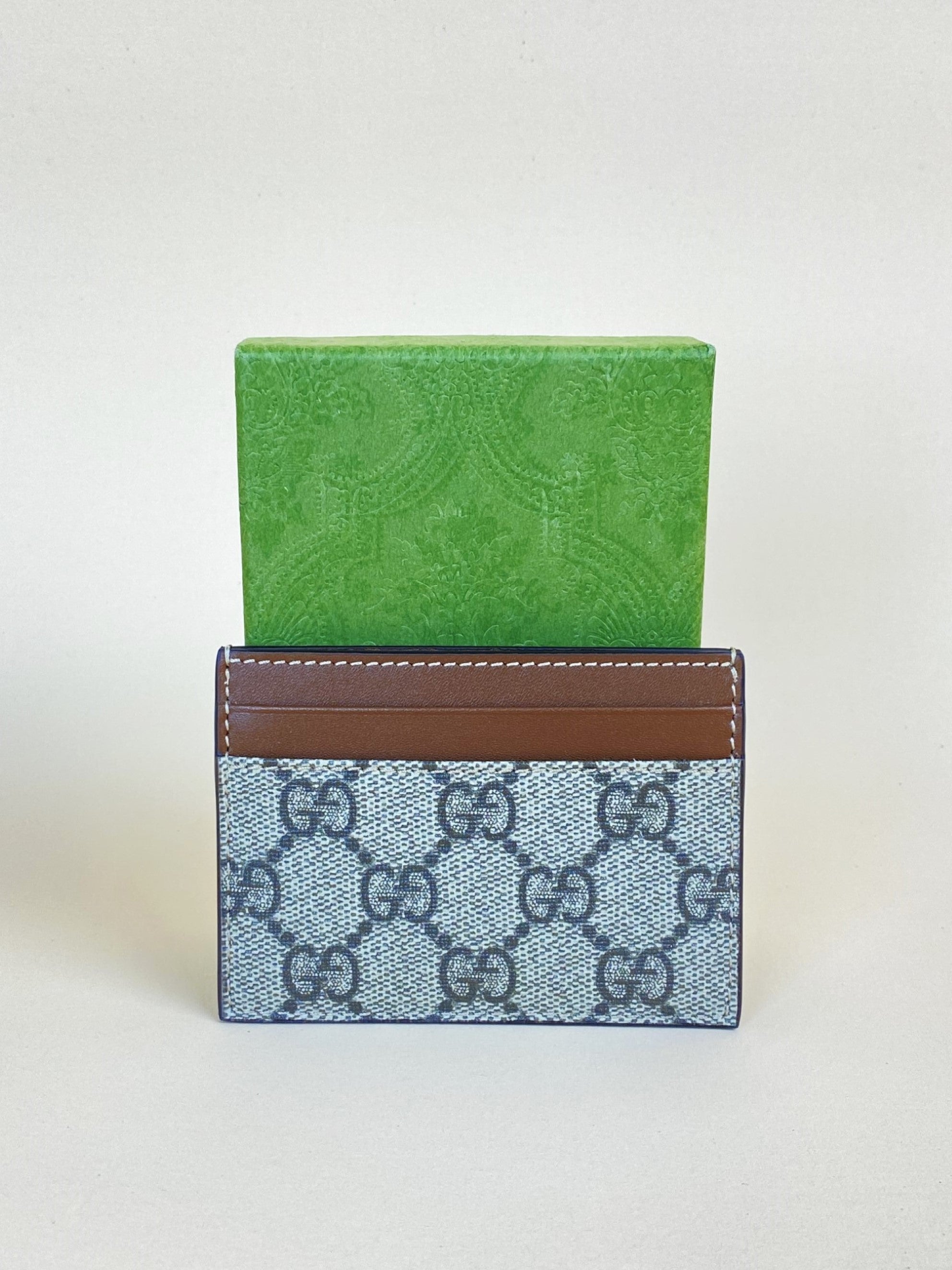 Gucci Brown GG Card Holder-Card Holder-Gucci-The Closet Egypt