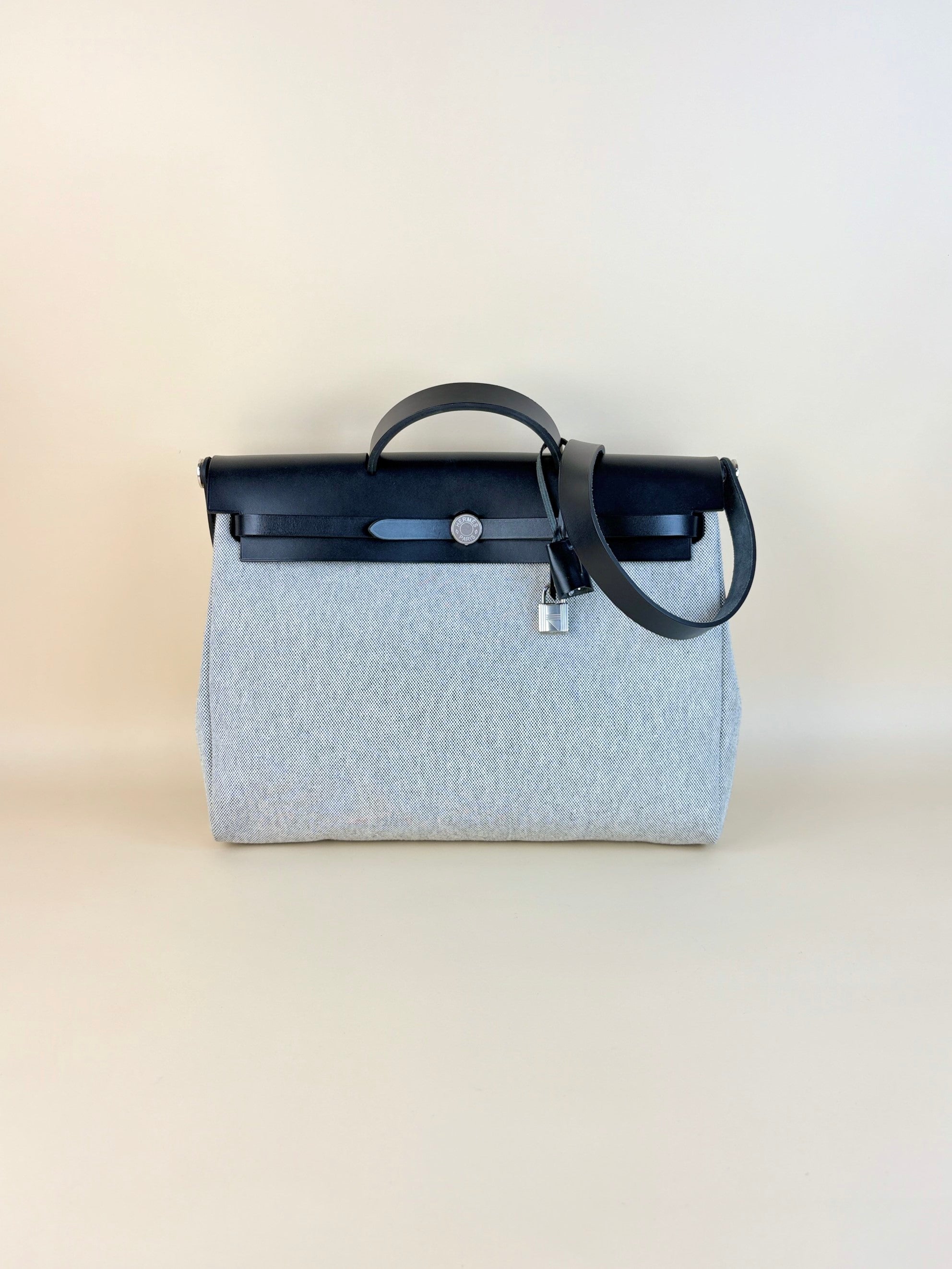 Hermes Bicolor Herbag Messenger 39 Bag