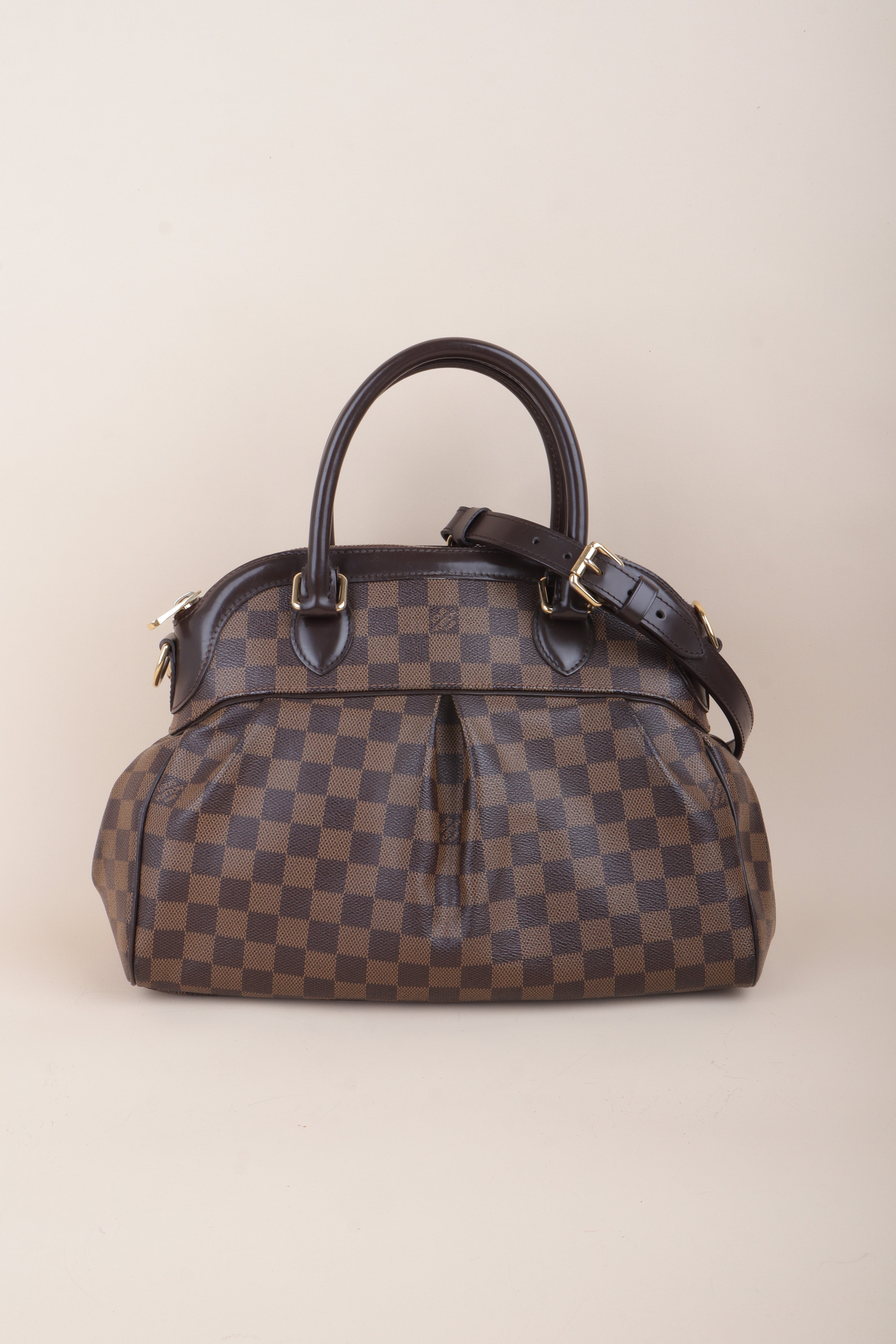 Louis Vuitton Damier Ebene Trevi PM Tote Bag w/ Strap
