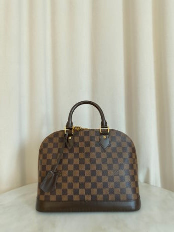 Louis Vuitton Damier Ebene Alma PM Bag