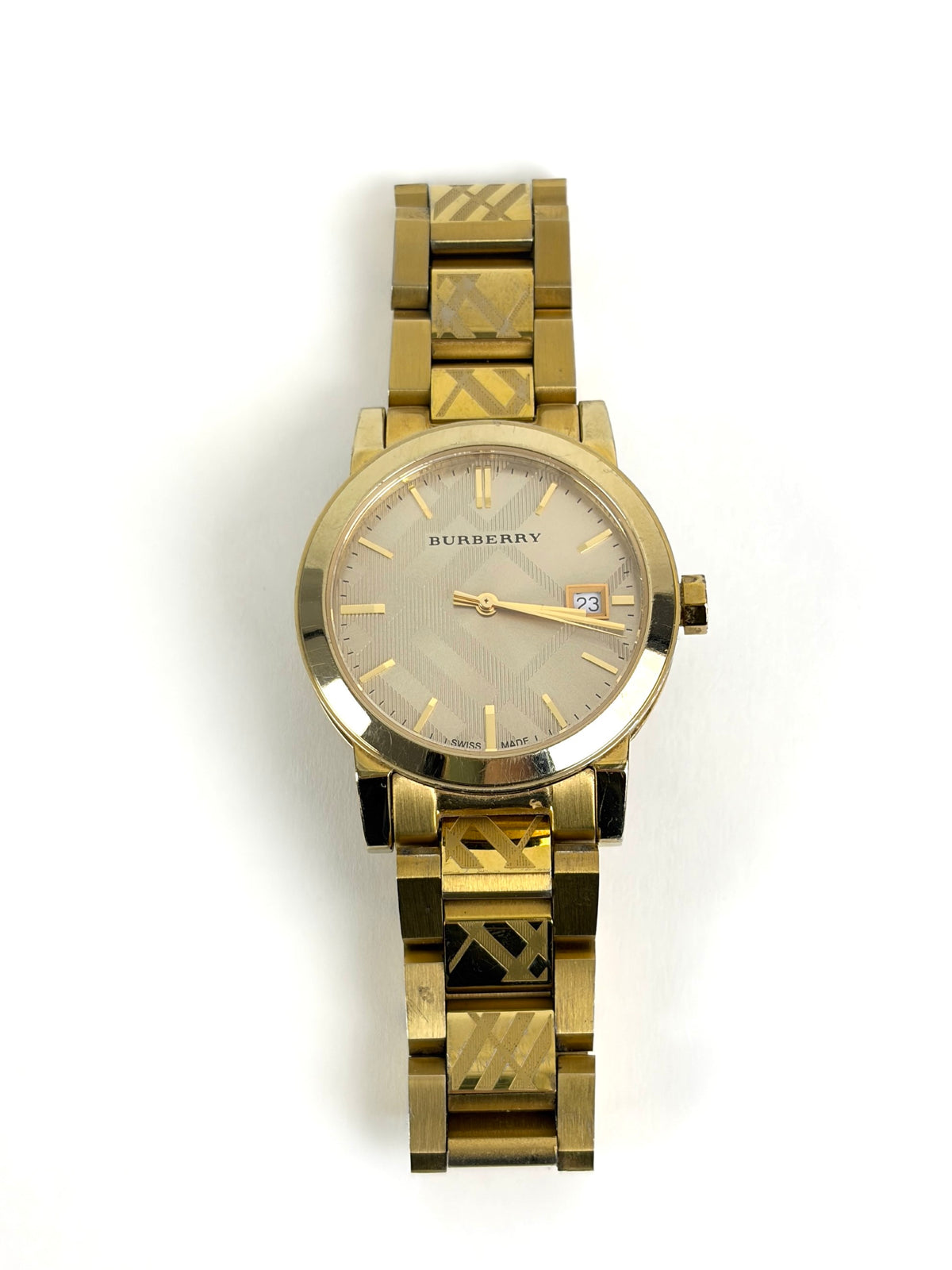 Burberry the city Gold Watch tonel 50m