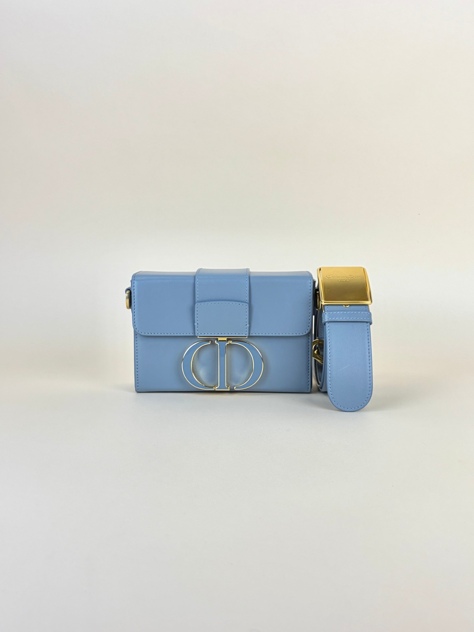Christian Dior Grey 30 Montaigne Box Bag