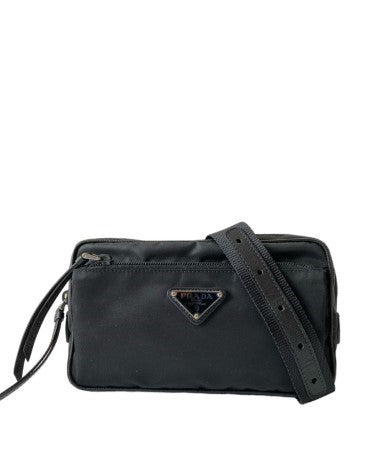 Prada Black Re-Nylon Belt Bag