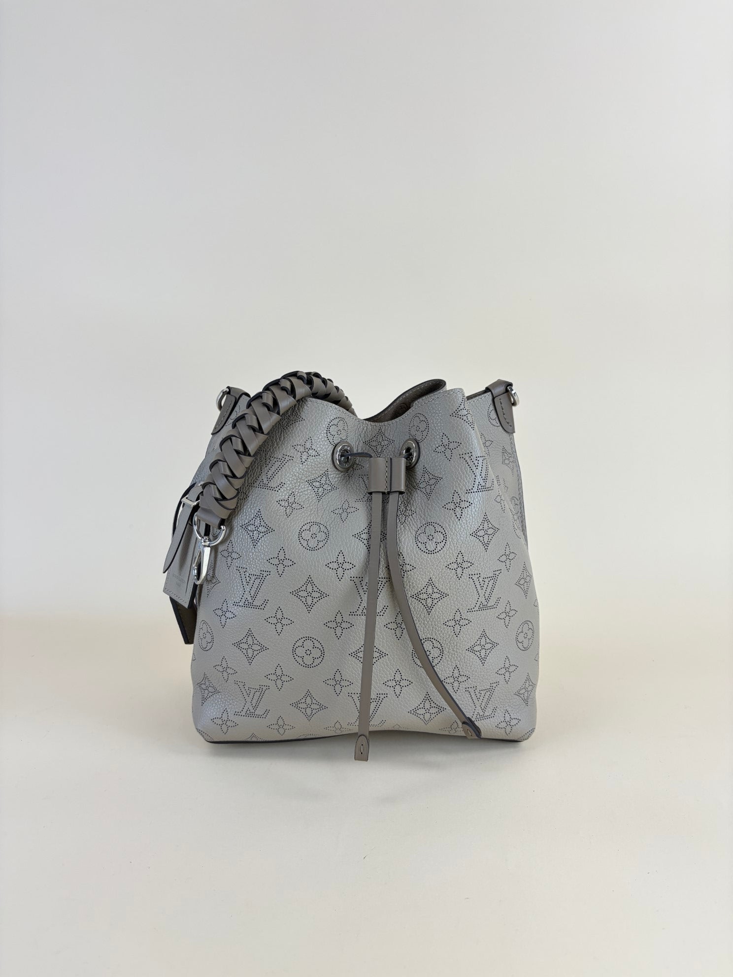 Louis Vuitton monogram Mahina calf leather maria bucket bag