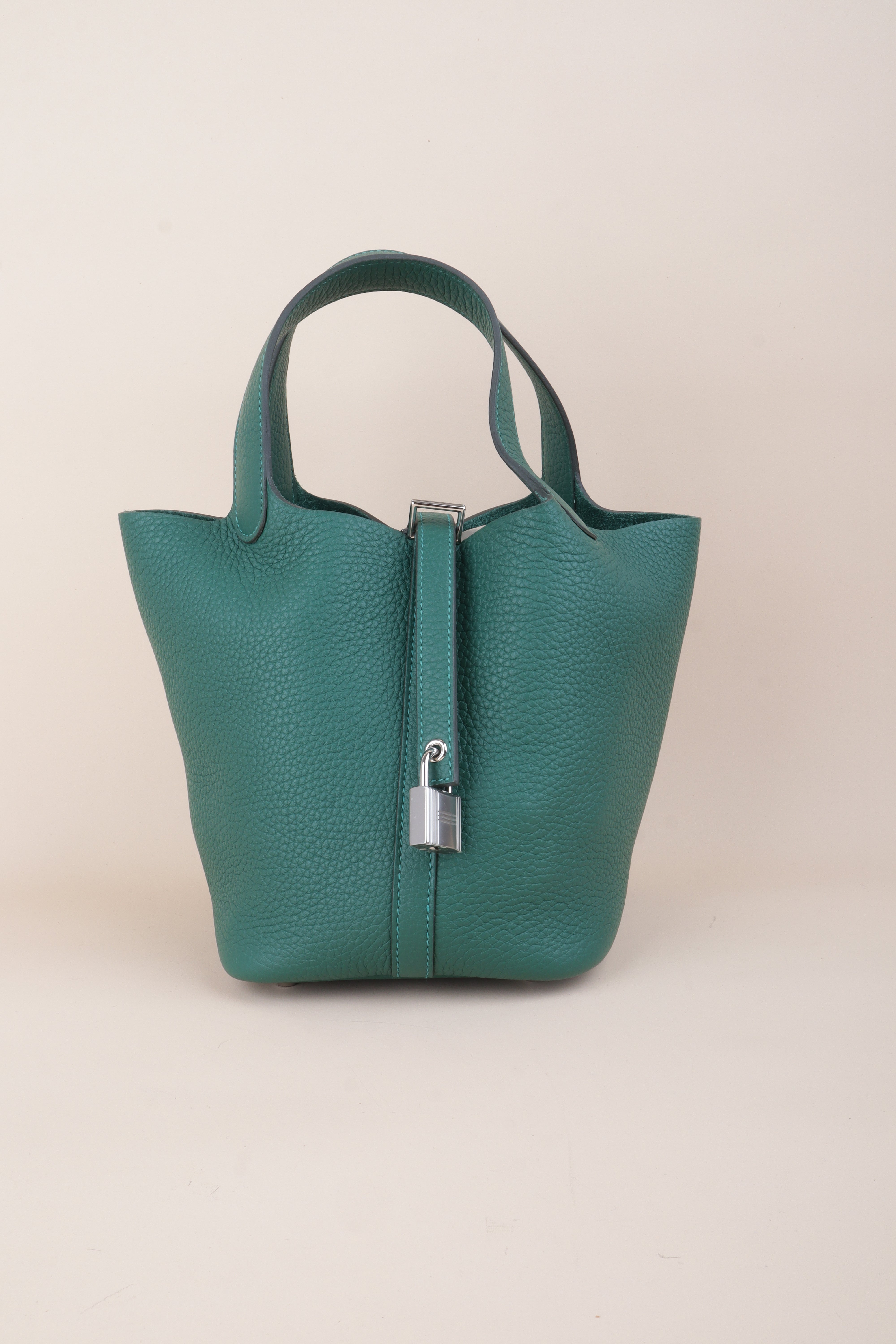 Hermes Vert Moyen Picotin Lock 18 Bag