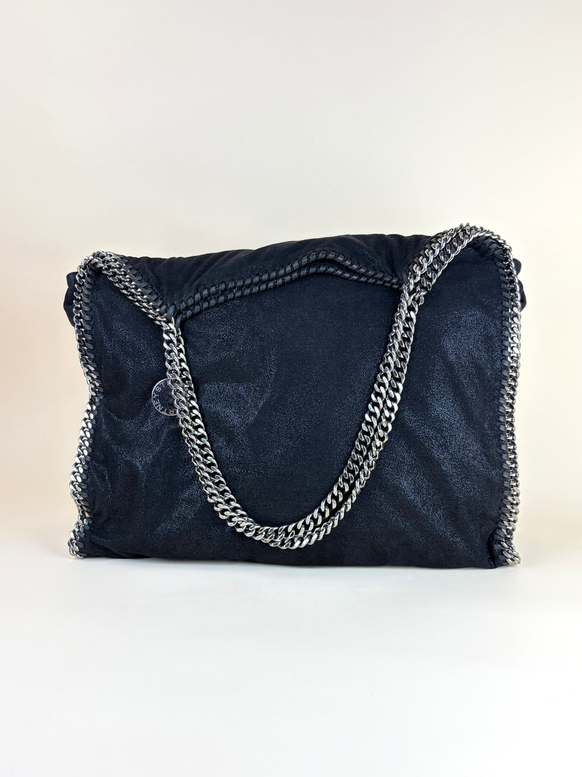 Stella McCartney black Falabella large Bag