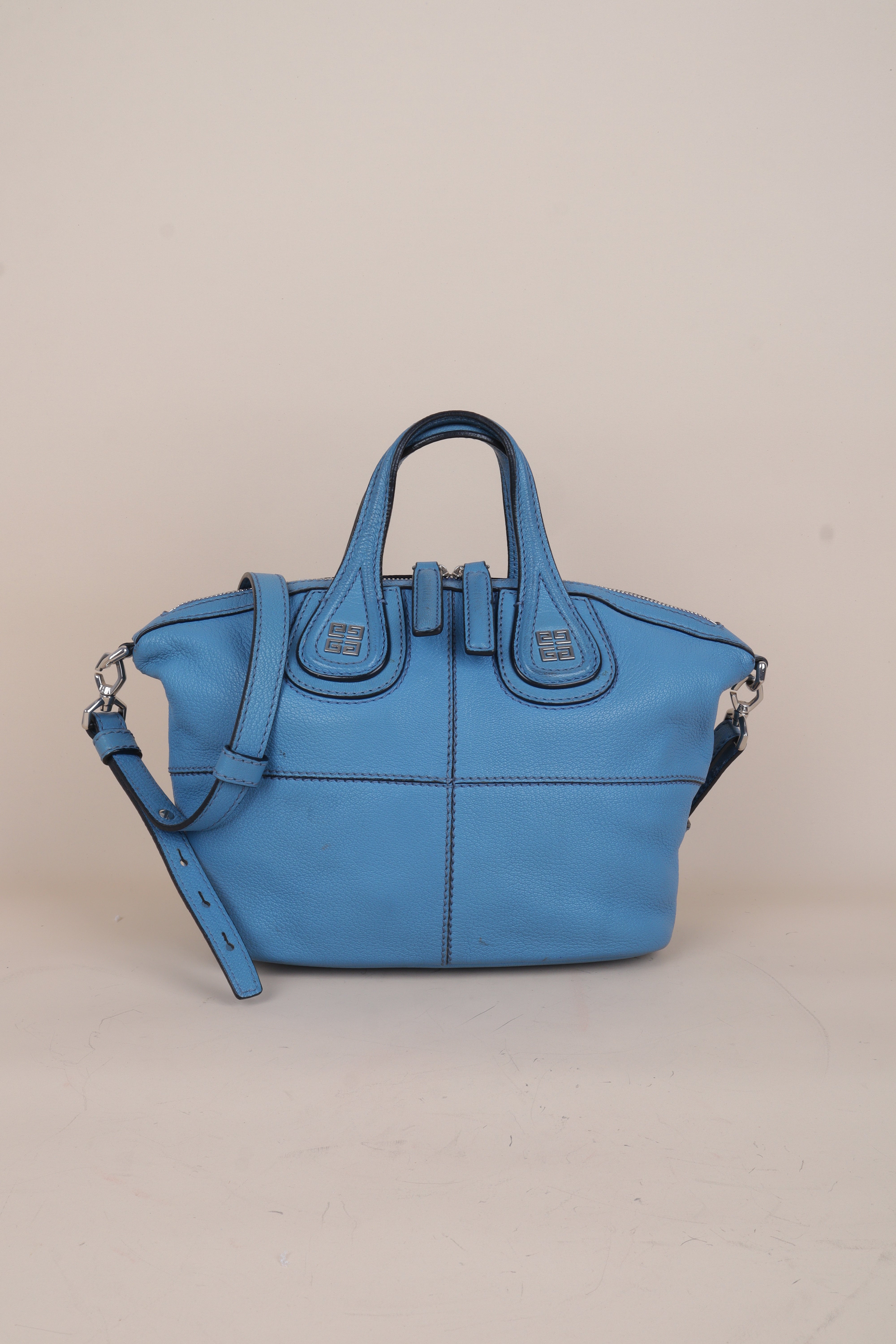 Givenchy Blue Leather Small Nightingale Bag
