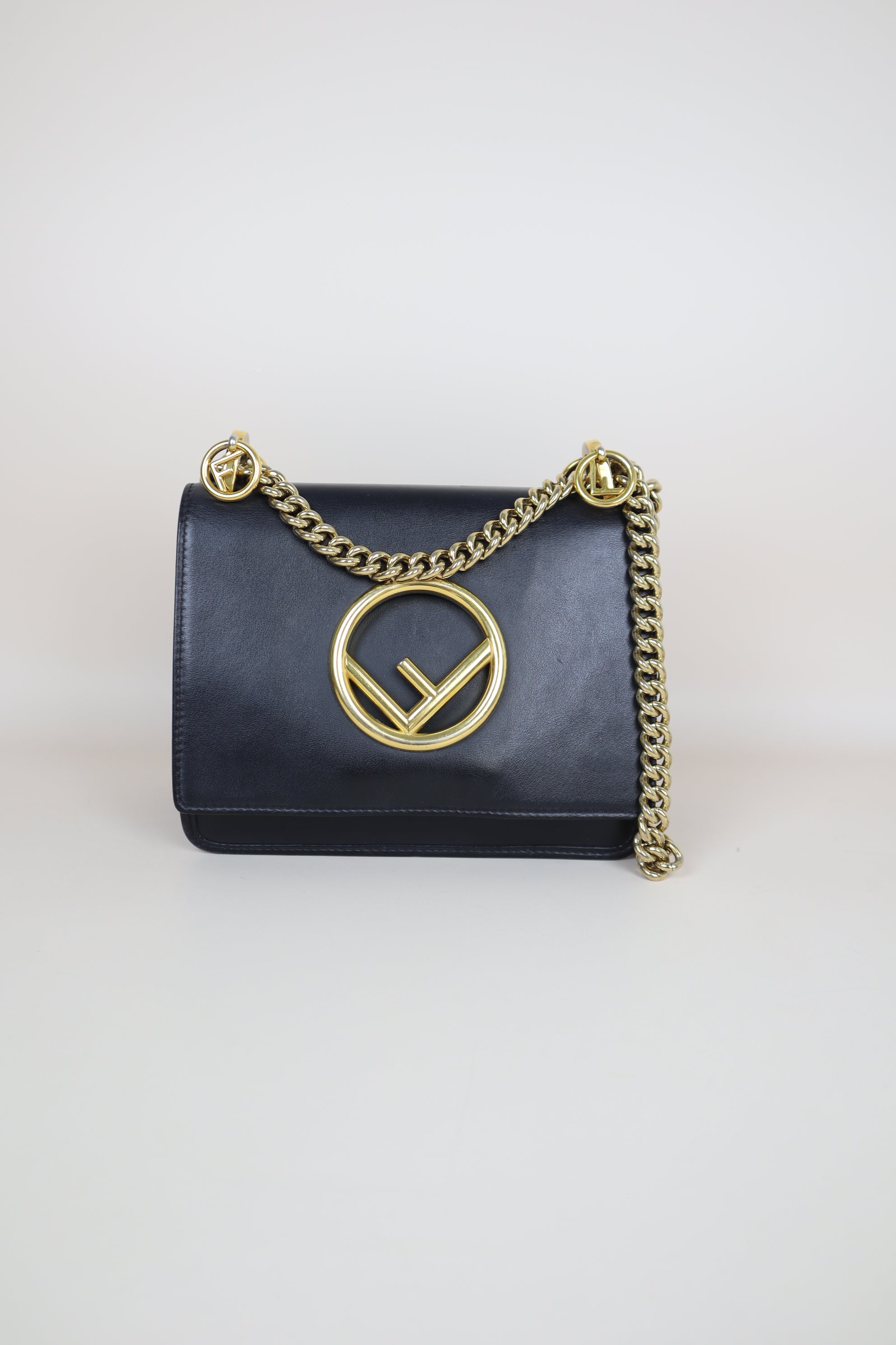 Fendi Navy Kan I Bag