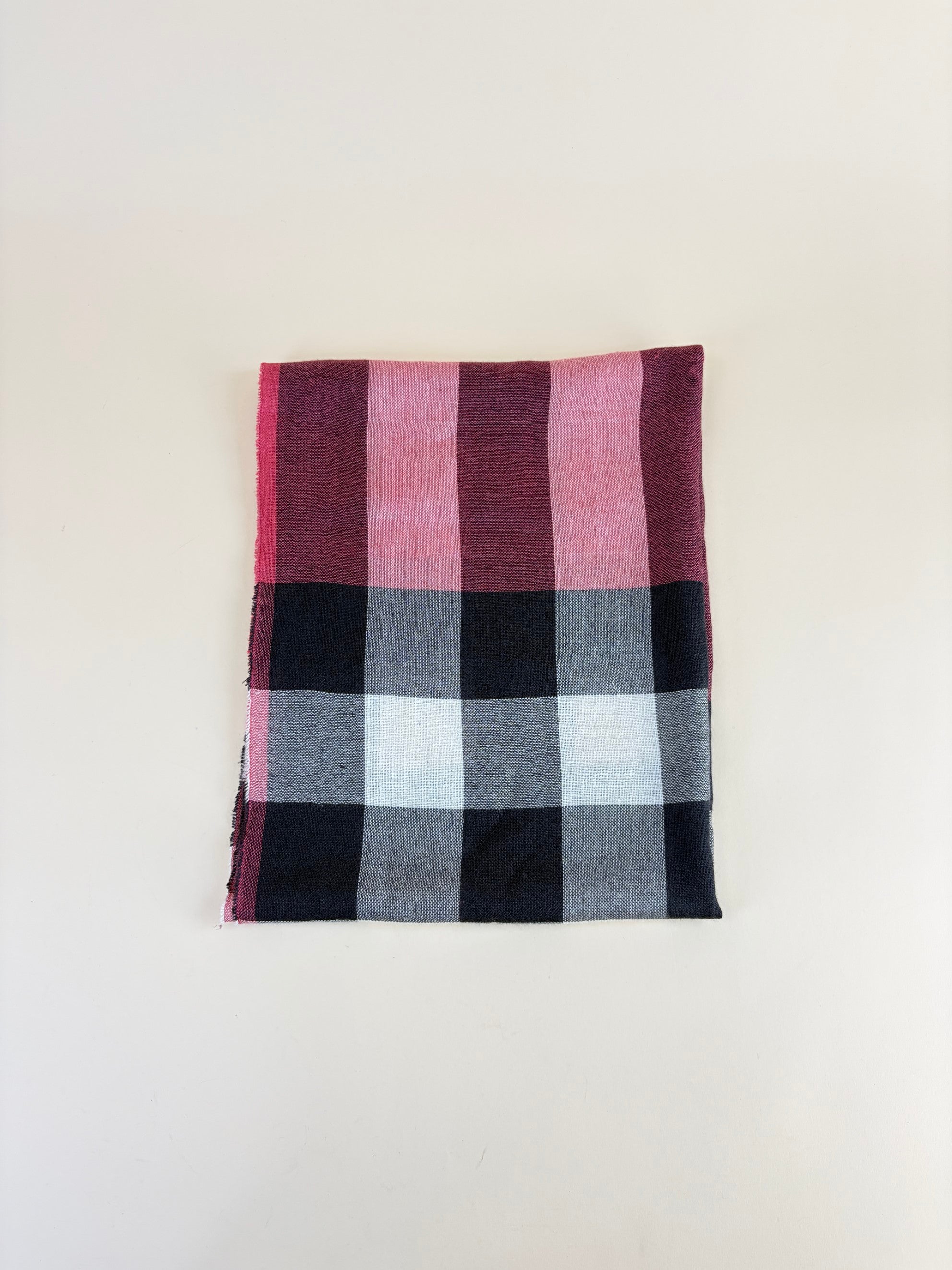 Burberry Multicolor Horseferry Check Cashmere/Silk Scarf