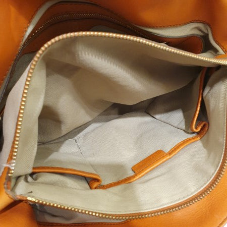 Burberry Orange House Check Parsons Tote Bag