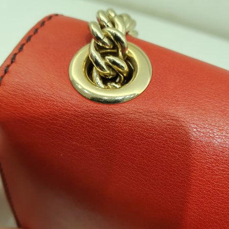 Gucci Red Horsebit Emily Shoulder Bag