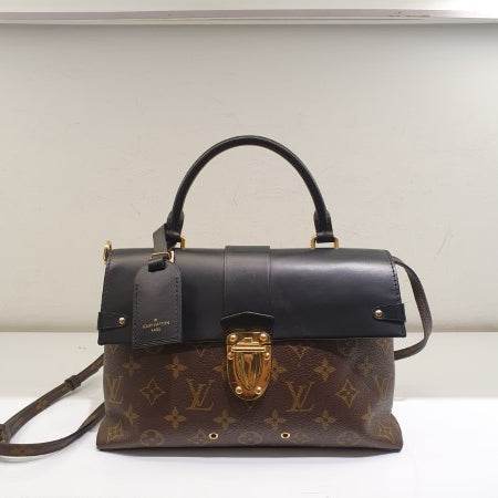 Louis Vuitton Monogram Black One Handle MM Bag