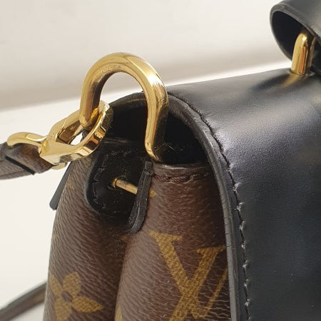 Louis Vuitton Monogram Black One Handle MM Bag