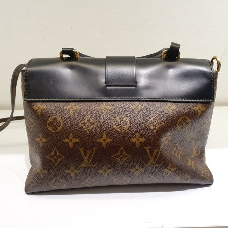 Louis Vuitton Monogram Black One Handle MM Bag