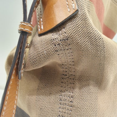 Burberry Camel House Check Bucket Bag