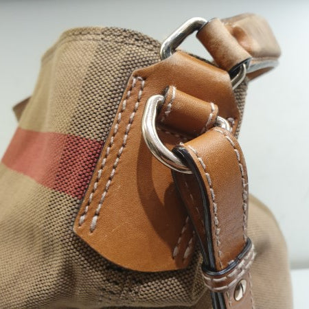 Burberry Camel House Check Bucket Bag