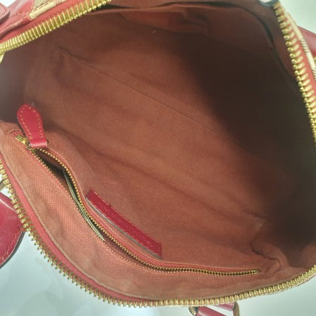 Burberry Red Blaze Haymarket Bag