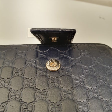 Gucci Blue GG Microguccissima Small Wallet