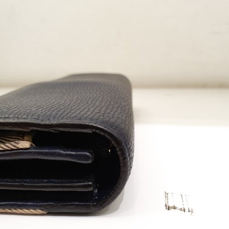 Burberry House Check Porter Continental Wallet