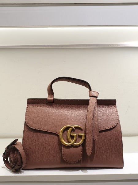 Gucci Pink Marmont Top Handle Bag