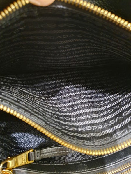 Prada Black Milano Small Tote Bag