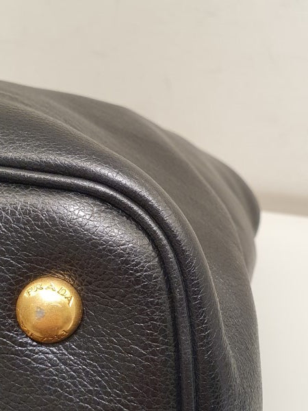 Prada Black Milano Small Tote Bag