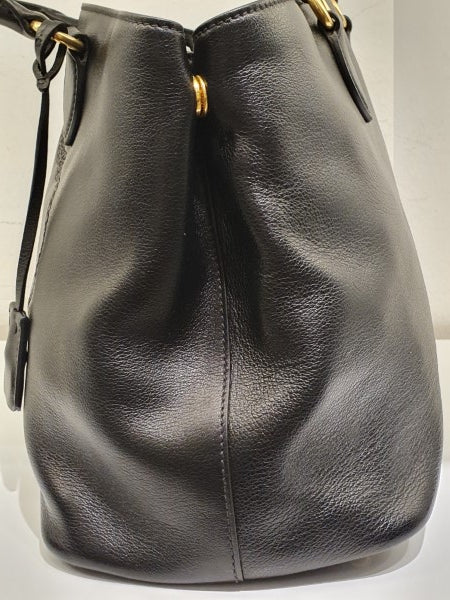 Prada Black Milano Small Tote Bag