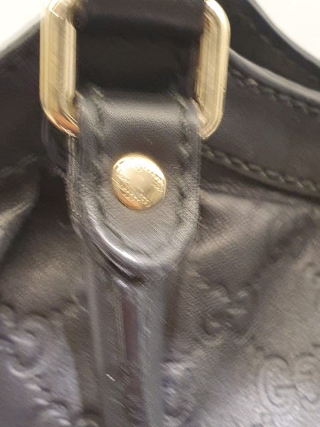 Gucci Black GG Sukey Tote Bag