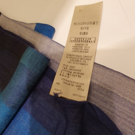 Burberry Multicolor Haymarket Scarf