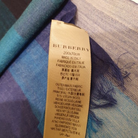 Burberry Multicolor Haymarket Scarf