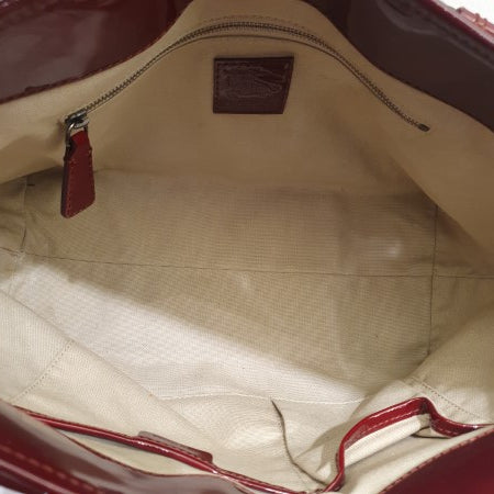 Burberry Red Nova Check Heart Gracie Diaper Tote Bag