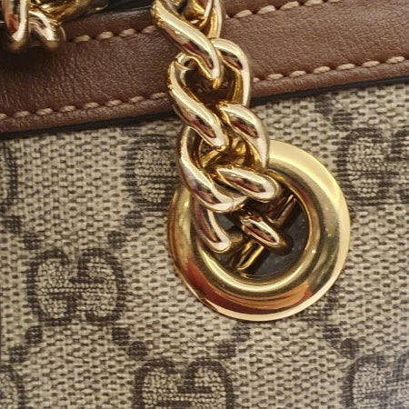 Gucci Bicolor GG Supreme Padlock Shoulder Bag