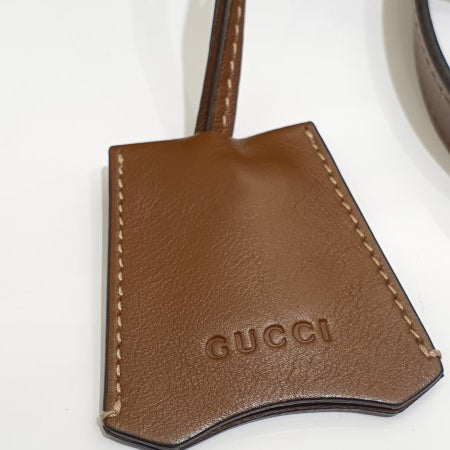 Gucci Bicolor GG Supreme Padlock Shoulder Bag