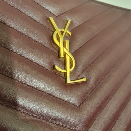 YSL Burgundy Cassandre Pouch