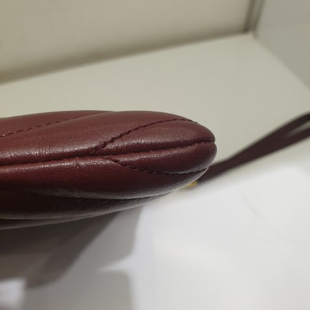 YSL Burgundy Cassandre Pouch