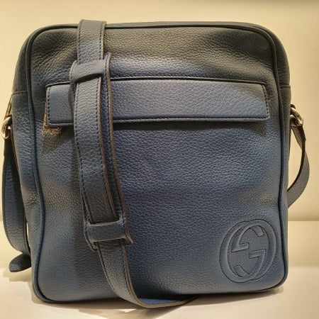 Gucci Blue Men Crossbody Bag