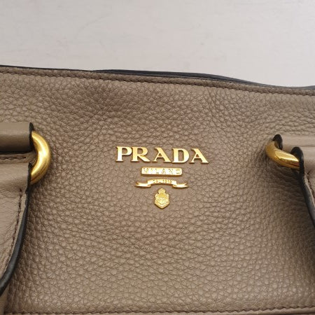 Prada Caffe Vitello Daino Tote Bag