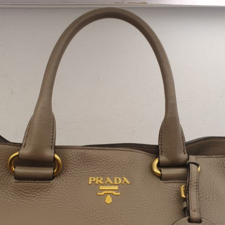 Prada Caffe Vitello Daino Tote Bag