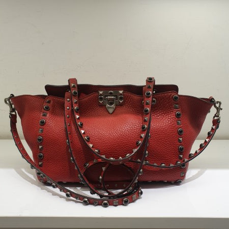 Valentino Red Rockstud Bag