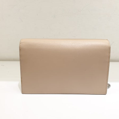 YSL Beige Kate Tassel Small Wallet on Chain