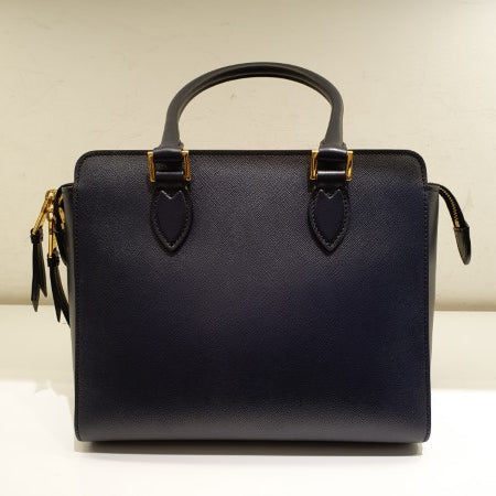 Prada Dark Blue Tote Bag