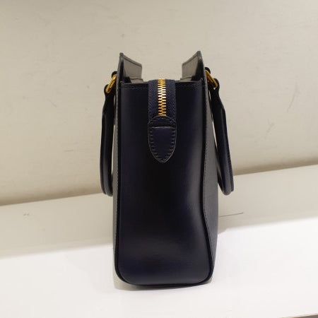 Prada Dark Blue Tote Bag