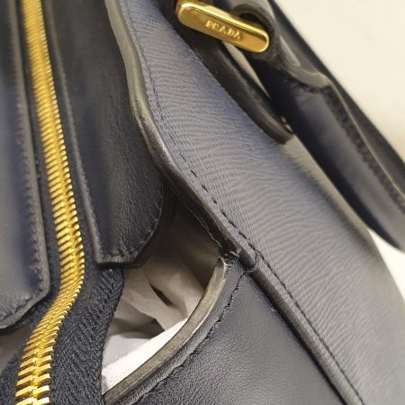 Prada Dark Blue Tote Bag