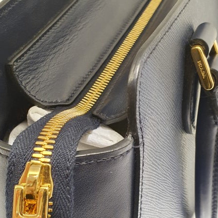 Prada Dark Blue Tote Bag